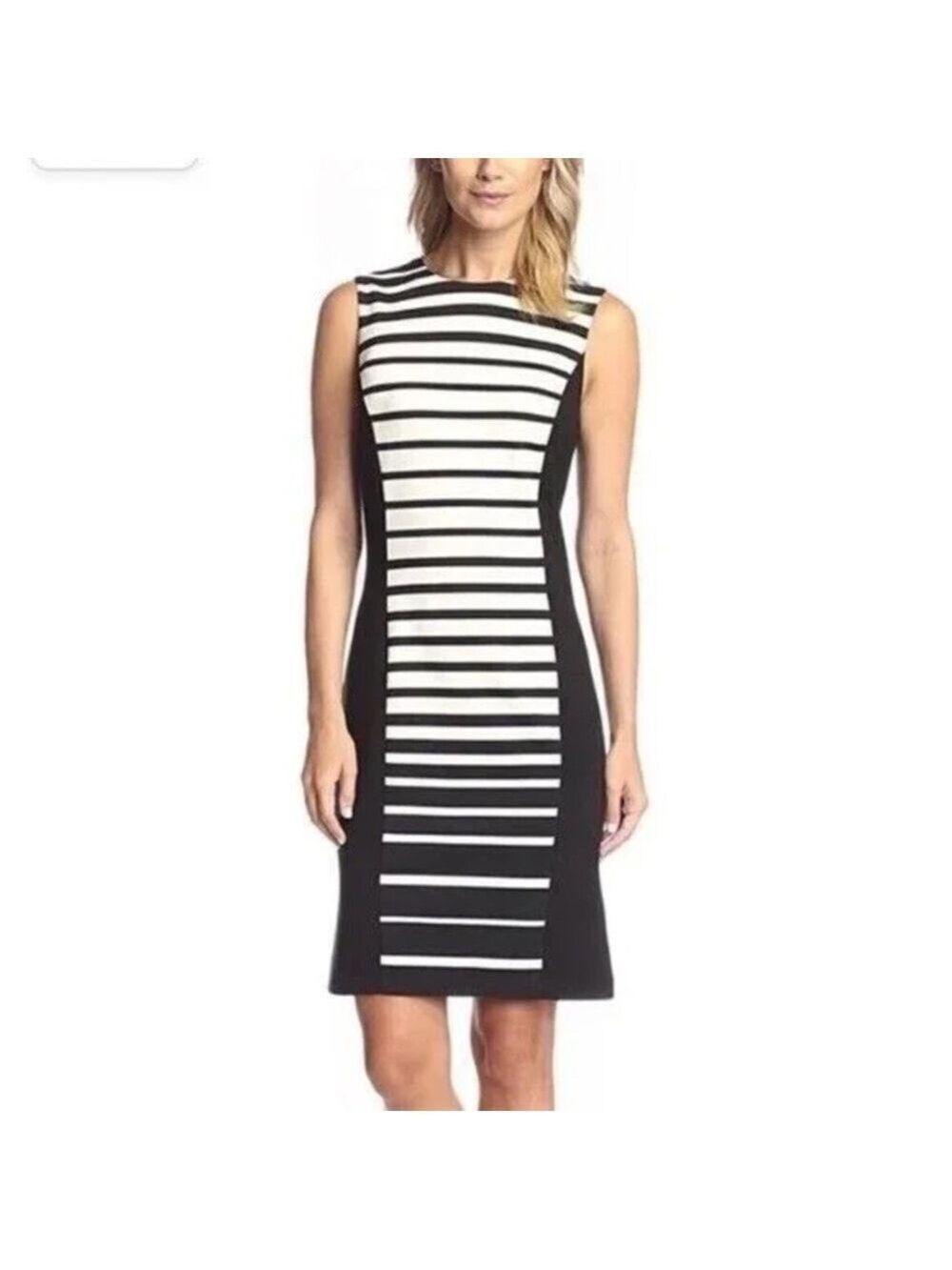 J. McLaughlin Josie Sleeveless Striped Dress - Size Large